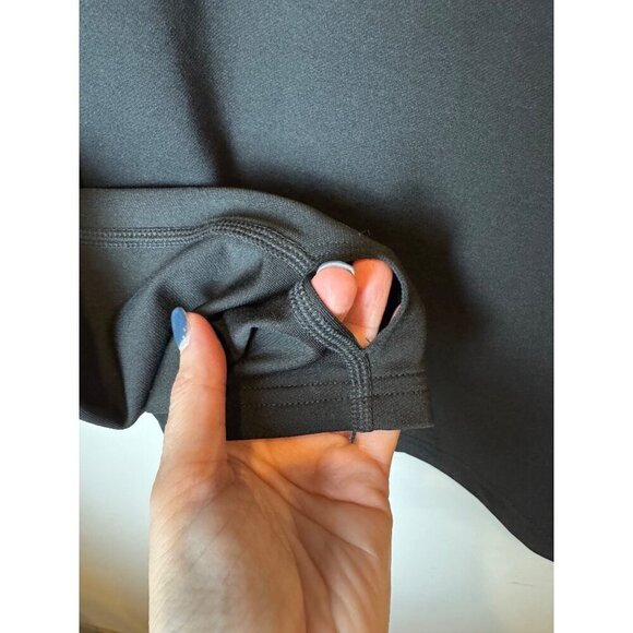 The North Face Shirt Men Small Black Vapor Wick Impulse Quarter‎ Zip Gorpcore - Picture 9 of 13